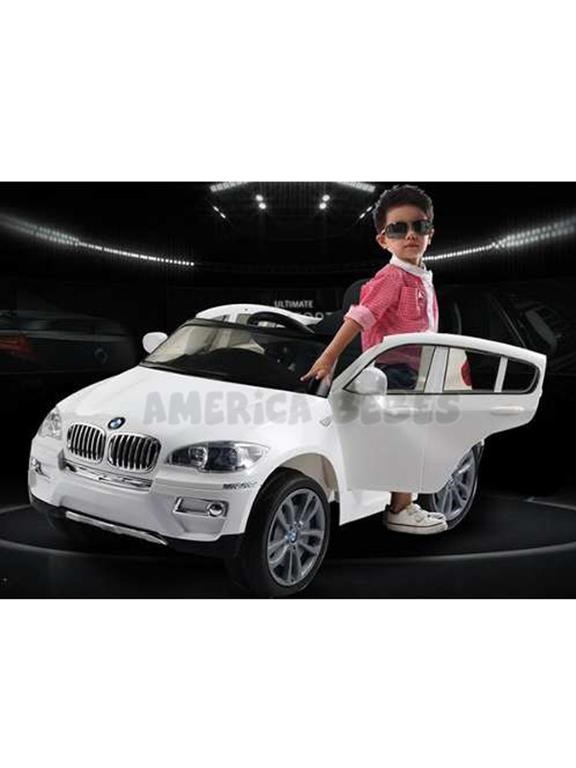 CAMIONETA BMW X6 NEGRO 12V C/CONTROL REMOTO, MP3, LUZ Y SONIDO. BIEMME
