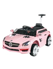 AUTO SPEED ROSA 6V ABRE PUERTAS CON CONTROL REMOTO, BARRAL, MUSICA Y LUCES. BIEMME