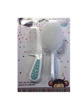 Set de Peine y Cepillo para bebes. Suaves. Libre de BPA.  Priori.