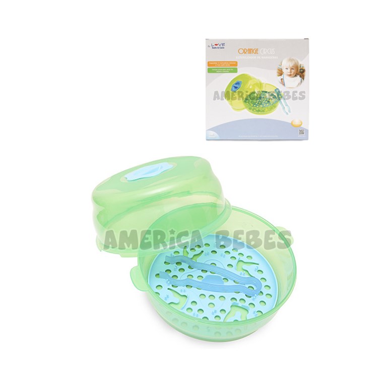 Esterilizador de mamaderas. Capacidad 6 mamaderas o 4 de boca ancha. Love.