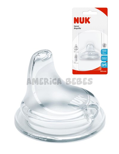 Repuesto Pico Silicona Antiderrame. Ideal para Vasos de Aprendizaje y Active Cup. Nuk.