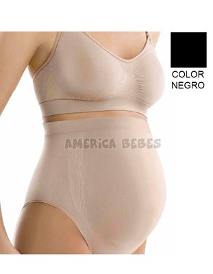 A265 NEGRO BOMBACHA PRE-PARTO SIN COSTURA. QUE SERA.