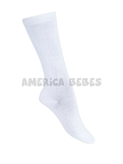A15012 MEDIA COLEGIAL BLANCA STYLO