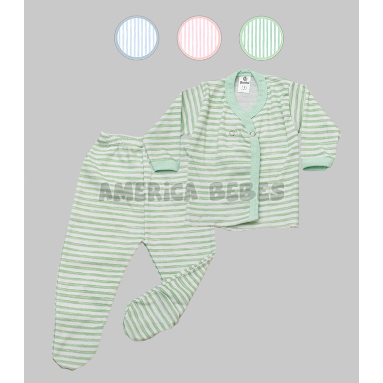 Conjunto batita ML y medio osito. Colores surtidos. Gamise.