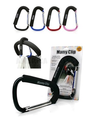 Gancho Universal para cochecito bebe Mamy Clip. Colores surtidos. Baby Innovation.