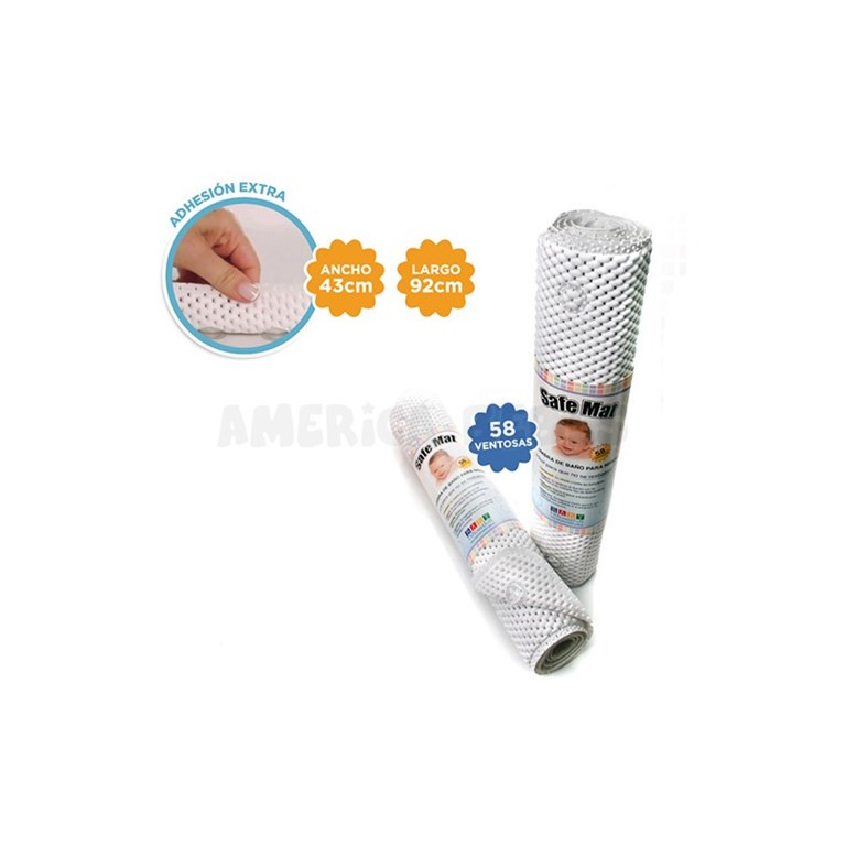 Alfombra antideslizante para bañaderas y duchas. 43x92cm. Baby Innovation.