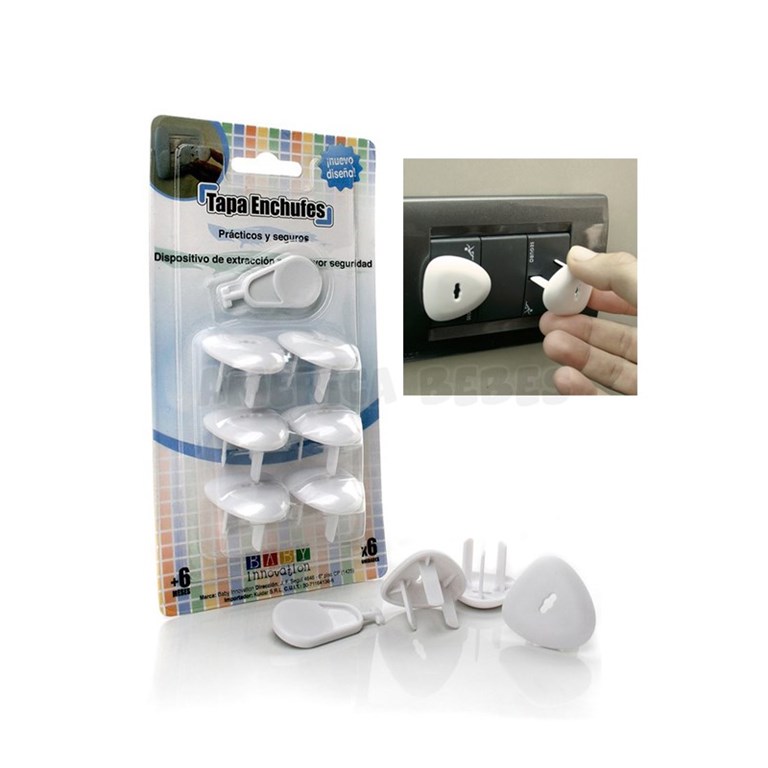 Baby Innovation Tapa Enchufes X 6 Unidades - Farmacia Leloir - Tu farmacia  online las 24hs