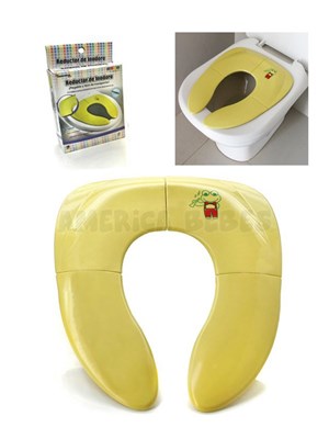 Reductor de inodoro plegable. Trabas internas.Topes antideslizantes. Baby Innovation.