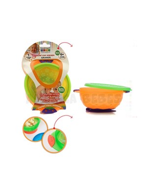 Bowl Sopapa GRANDE tapa y sopapa segura. Asas. Baby Innovation.