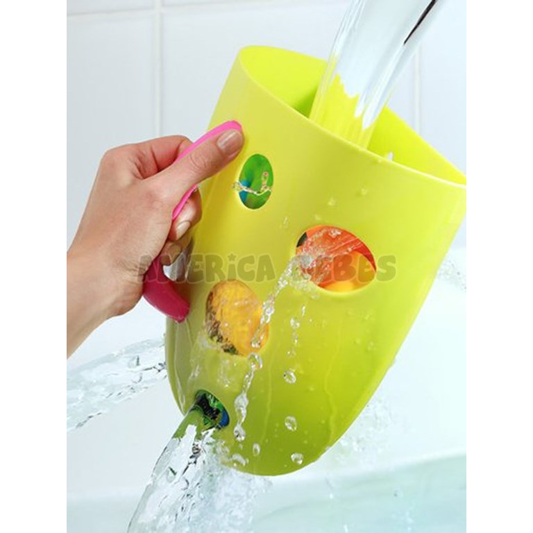 Jarra Porta-Objetos con sopapas para fijar a los azulejos. Colores surtidos. Baby Innovation.