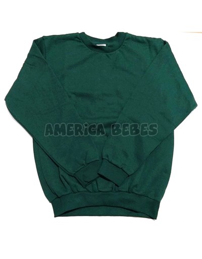 Buzo colegial verde. Ely.