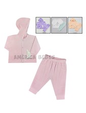 Conjunto de camiseta en interlock liso con estampa central combinado con pantalon al tono colores de nena dreams