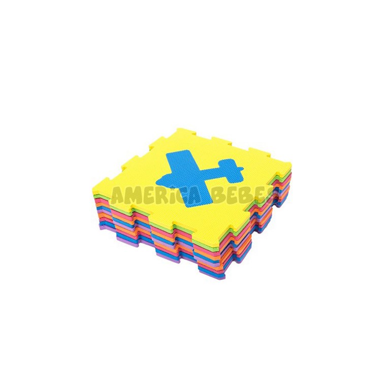 SET 10 BALDOZAS DE GOMA EVA CON FORMAS MEDIDAS 31.5 X 31.5 CM X 10 MM DE ESPESOR LOVE