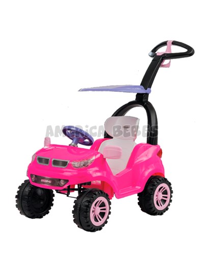 PUSH CAR EASY RIDE ROSA 3 EN 1. BIEMME