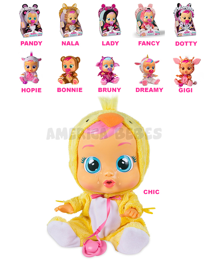 cry baby muñeca nombres