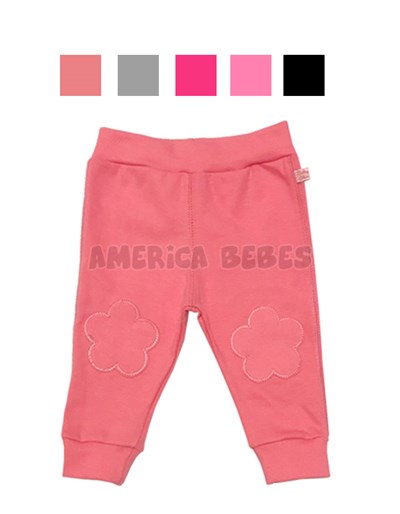 Pantaloncito beba pitucon flor. Colores surtidos. Baby Skin.