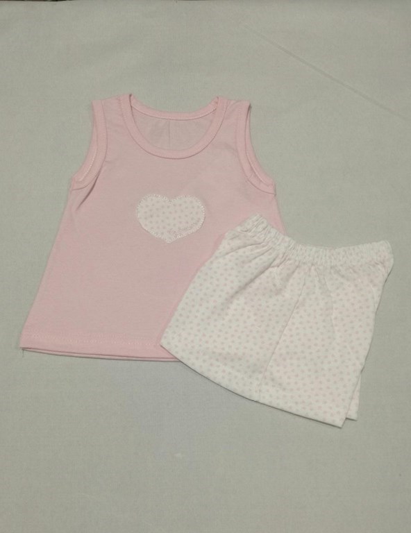 Set 3 piezas, body estampado central con ranita en interlock liso, campera con capuchaplush 'piel de oso', nena y varón. Dreams