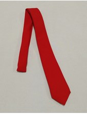 Corbata ceolon rojo Juvenil colegial.