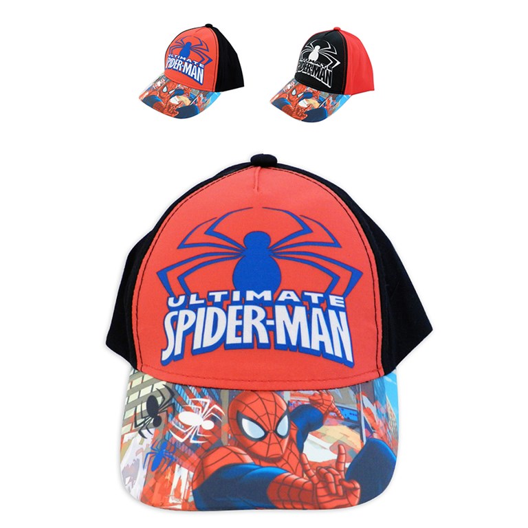 Gorro con visera SPIDERMAN. Colores surtidos. Disney Licencia.
