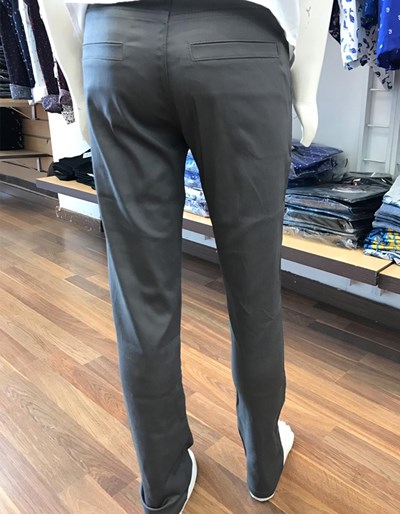 Pantalón gris niños elastizado. Corte chino. Saten. Popeye