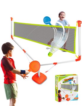 Juego de Tennis/Badminton con red, pluma, pelotita y 2 raquetas. E-Learning