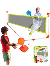 Juego de Tennis/Badminton con red, pluma, pelotita y  2 raquetas. E-Learning