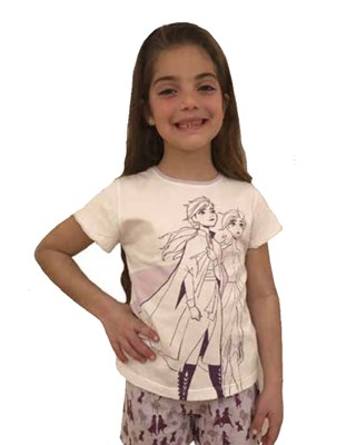 Pijama en conjunto Frozen. Disney.