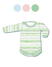 BODY MANGA LARGA ALGODON PARA BEBE GAMISE