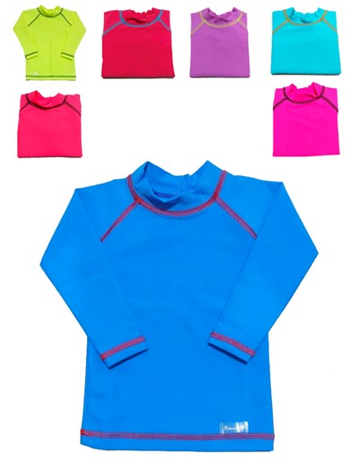 REMERA BEBE FILTRO UV M/L. COLORES SURTIDOS. PETENONE