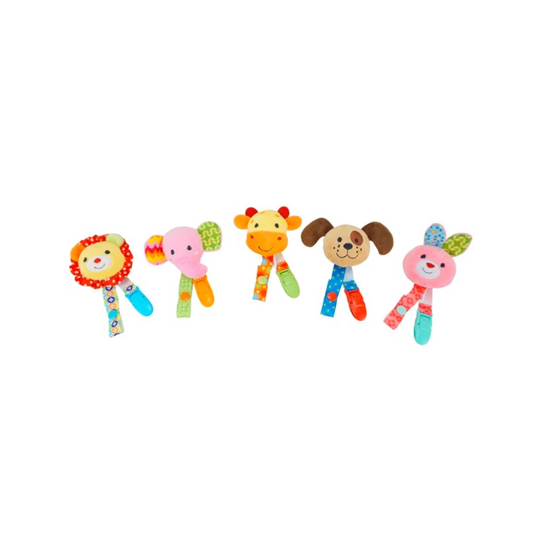 PORTACHUPETE 8' 5 ANIMALES. COLORES SURTIDOS. WOODY TOYS.