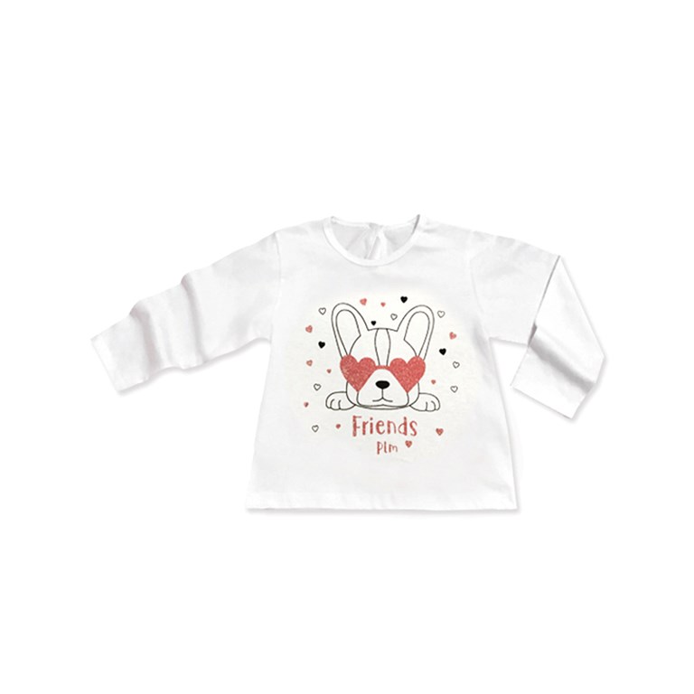 REMERA M/L BEBA C/EST SURT. COLORES SURTIDOS. PILIM