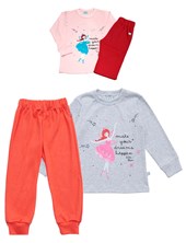 Pijama nena M/L con estampa hada. Colores surtidos. Baby Skin.