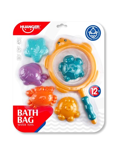 Juguete para el agua animalitos 6 piezas.