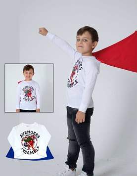 Remera M/L CON CAPA Advengers. Colores surtidos. Disney