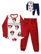 Pijama M/L nena Minnie. Colores surtidos. Disney