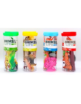 IK0125 ST EN TUBOS ANIMALES DE GRANJA,
DINOSAURIOS,
OCEANO,
SELVA ANIMAL LIFE
