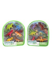 IK0119 SET DE 6 DINOSAURIOS Y ACCESORIOS EN BOLSA ANIMAL LIFE