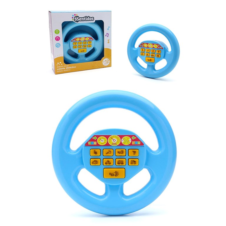 VOLANTE DIDACTICO CON SONIDOS REALES BABY INNOVATION