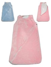 BOLSA SACO DORMIR POLAR+ALGODON. BROCHES SUPERIORES. CIERRE FRONTAL. COLORES: NENA-VARON-UNISEX AMERICA