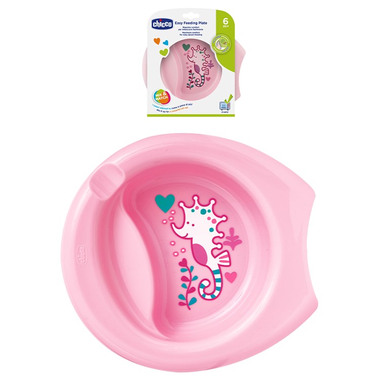 PLATO ROSA LINEA EASY 6+ CHICCO