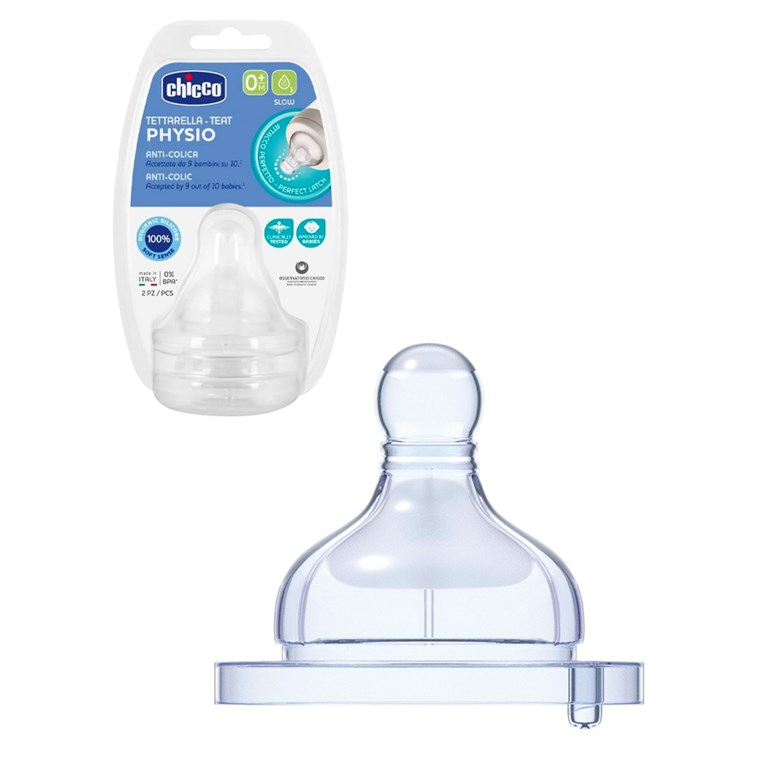 TETINA PERFECT 5 0+ FLUJO LENTO CONTIENE 2 PIEZAS CHICCO