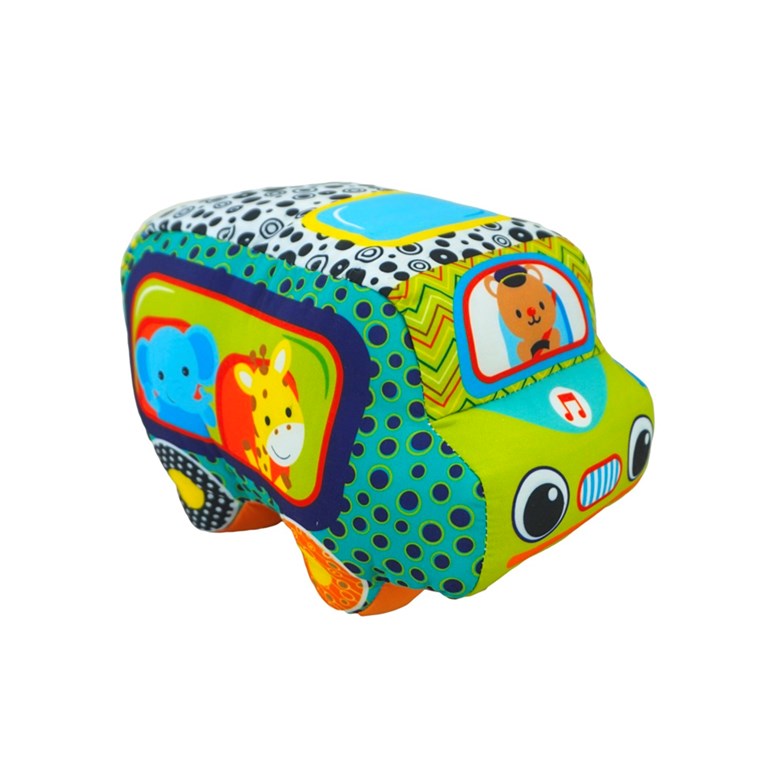 AUTO DE ANIMALES SOFT 9' WOODY TOYS