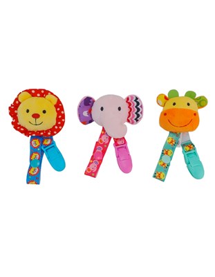 PORTA CHUPETE ANIMALITOS 7' WOODY TOYS