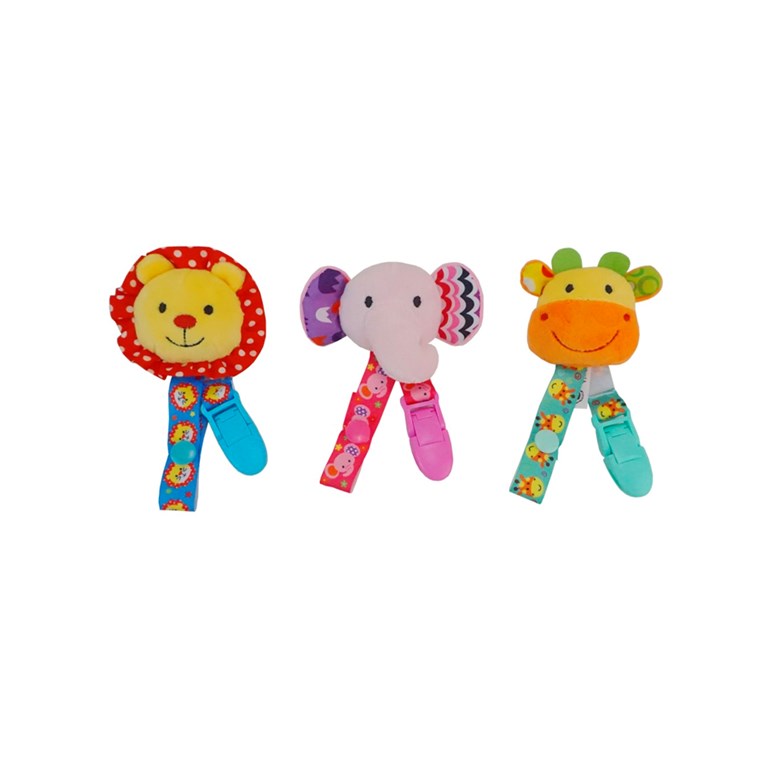PORTA CHUPETE ANIMALITOS 7' WOODY TOYS