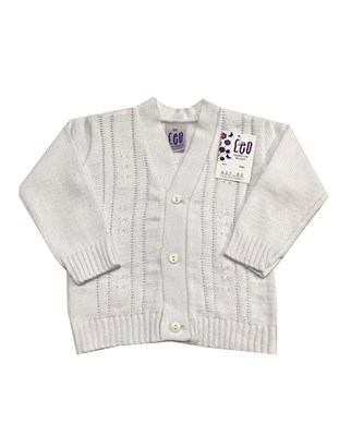 Cardigan con torzadas. 00 al 2 BB-T4 Niño. Ceo.