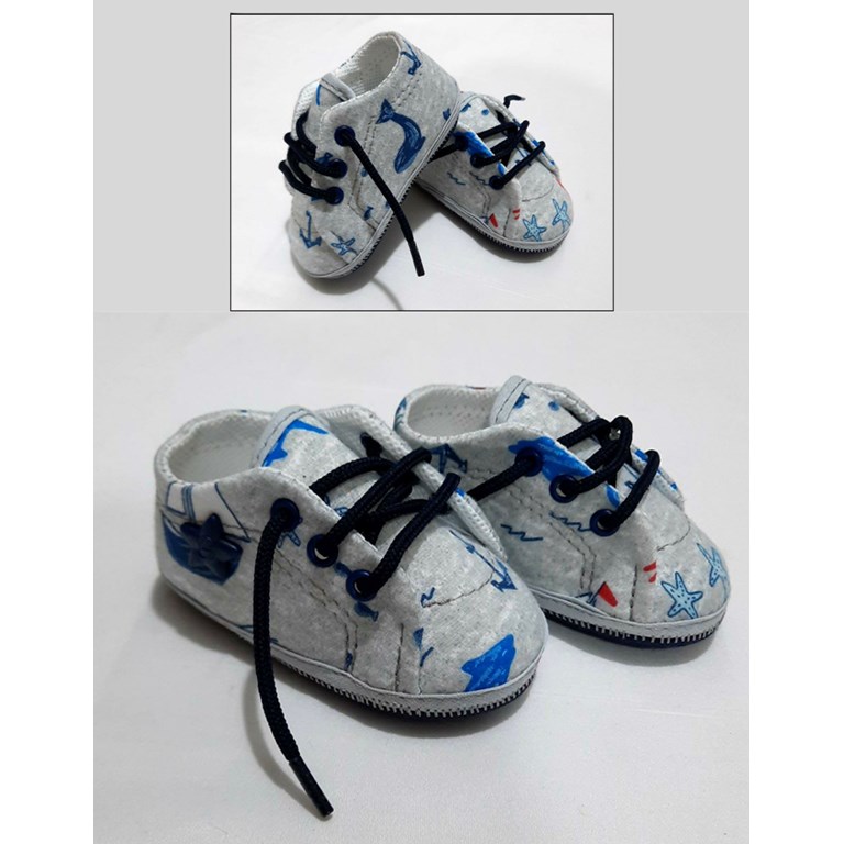 ZAPATILLA BEBE ESTAMPADA BARQUITO GORDITOO