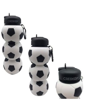 BOTELLA SILICONA PELOTA NEGRO C/BCO 800ML