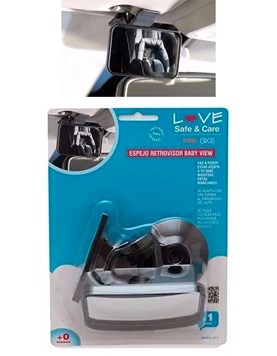 ESPEJO RETROVISOR PARA COLOCAR EN PARABRISAS DELANTERO O TRASERO LOVE