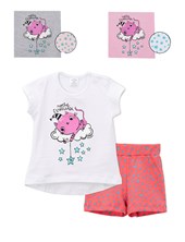 CONJUNTO REMERA M/C + SHORT BRILLA EN OSCURIDAD. RUABEL