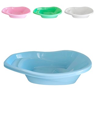BAÑERA PLASTICA STD 22LT COLORES ROSA CELESTE VERDE AMARILLO BLANCO DISPITA